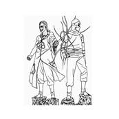 coloriage coloriage naruto ninjas